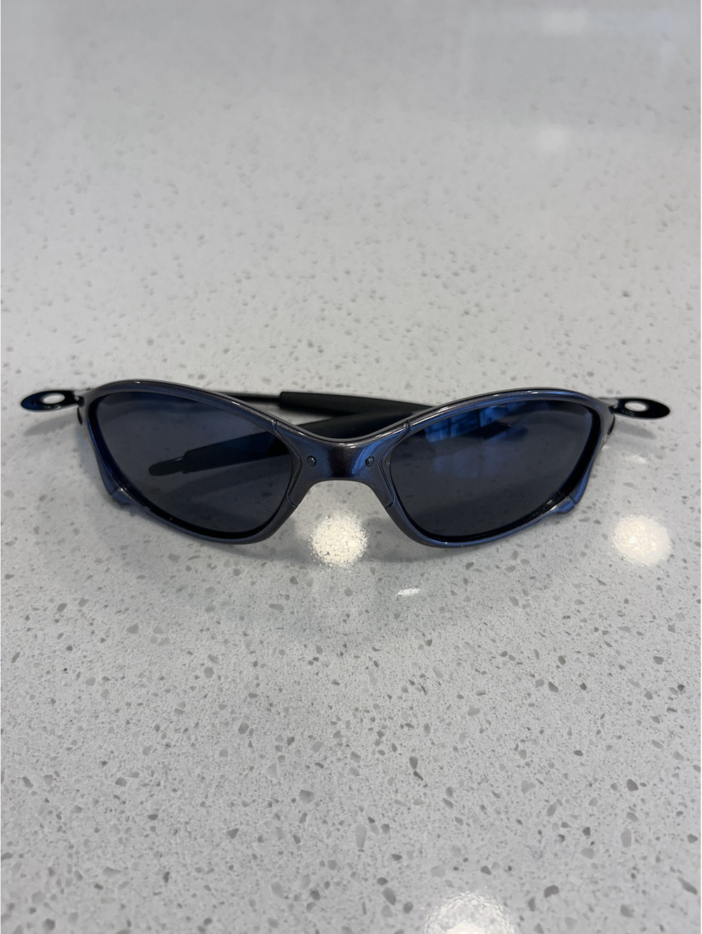 Black Frame Sunglasses with Dark Lenses